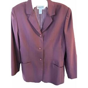 Pendleton Blazer Women’s Size 12 Wool Blend Jacket 3 Button Light Weight